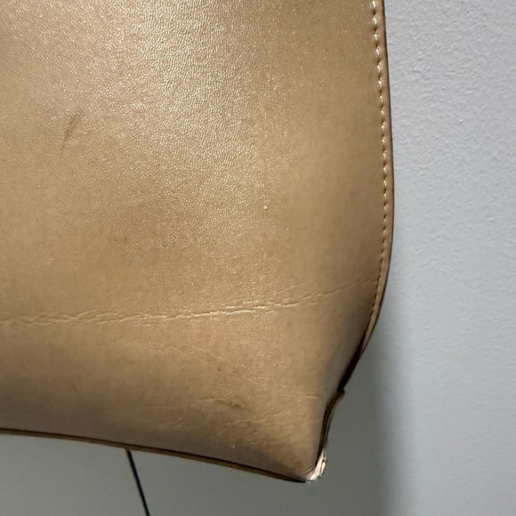 Neiman Marcus Gold Tote with Cut-Out Design - Picture 14 of 16